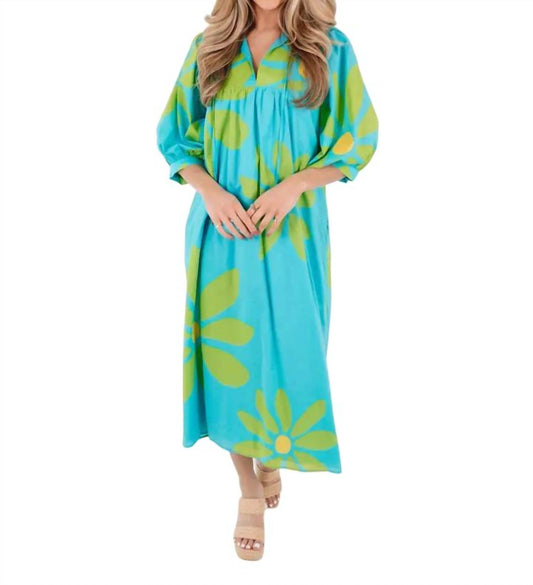 J.Marie - Indi Puff Sleeve Midi Dress