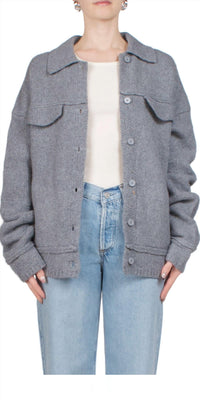 Aya Muse - Button Up Knit Jacket