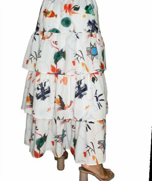 Beulahstyle - Mayan Ruffle Maxi Skirt