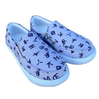 Shea Baby Boy's Brand Western Sneaker in grey - kids' sneaker