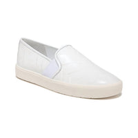 Vince Women's Blair Woven Leather Slip-on Sneakers in optic white - women's sneaker