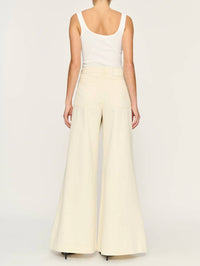 DL1961 - Women's Lucila Ultra Wide Leg Ultra High Rise Pants in flax - women's pants - alternate view