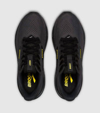 BROOKS Men's Ghost 17 Running Shoes in 059 ebony black yellow - men's shoe - view 5