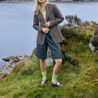 Triona - Houndstooth Una Patch Pocket Tweed Jacket