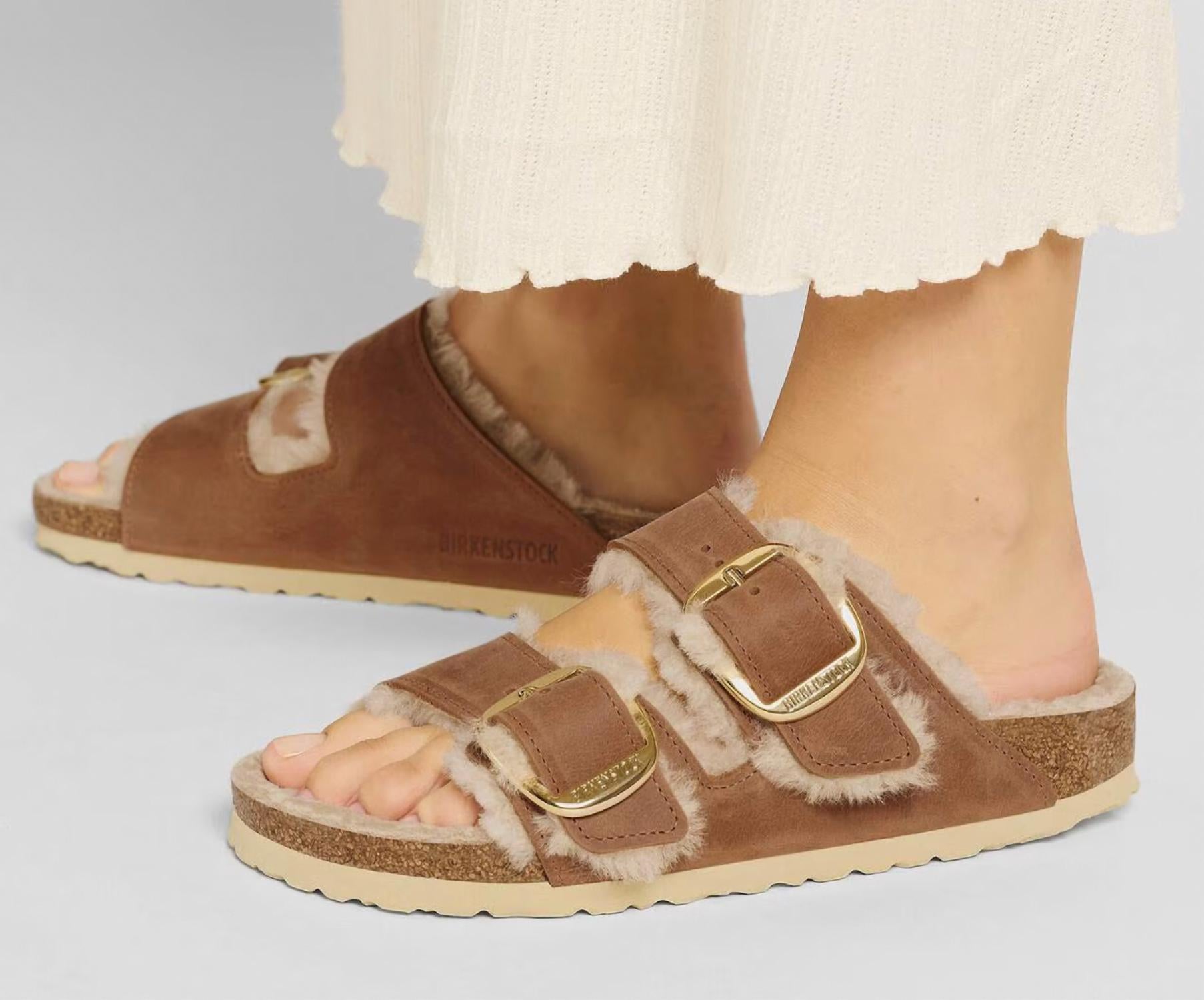 Birkenstock - Women's Arizona Big Buckle Shearling Slippers