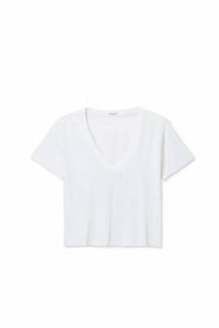 Perfectwhitetee - Beckett Crispy Cotton V-neck Tee