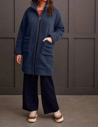 Tribal - Lightweight Sherpa Zip Up Coat