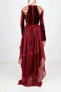 Antonio Berardi - Hi-Low Ruffle Front Silk Skirt