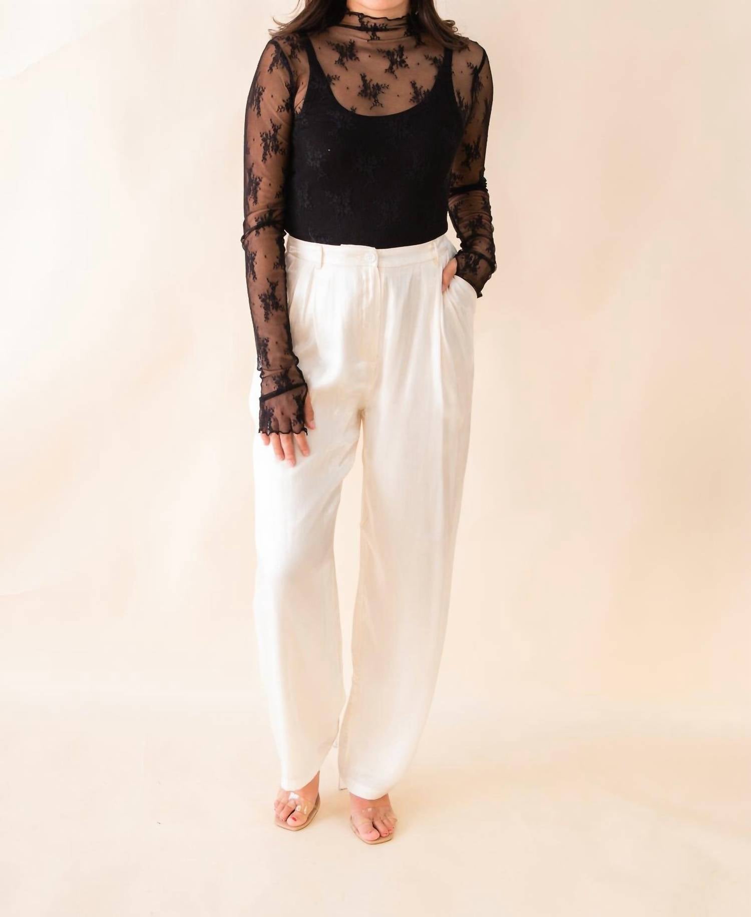 Lucy Paris - Brylie Pleated Pant