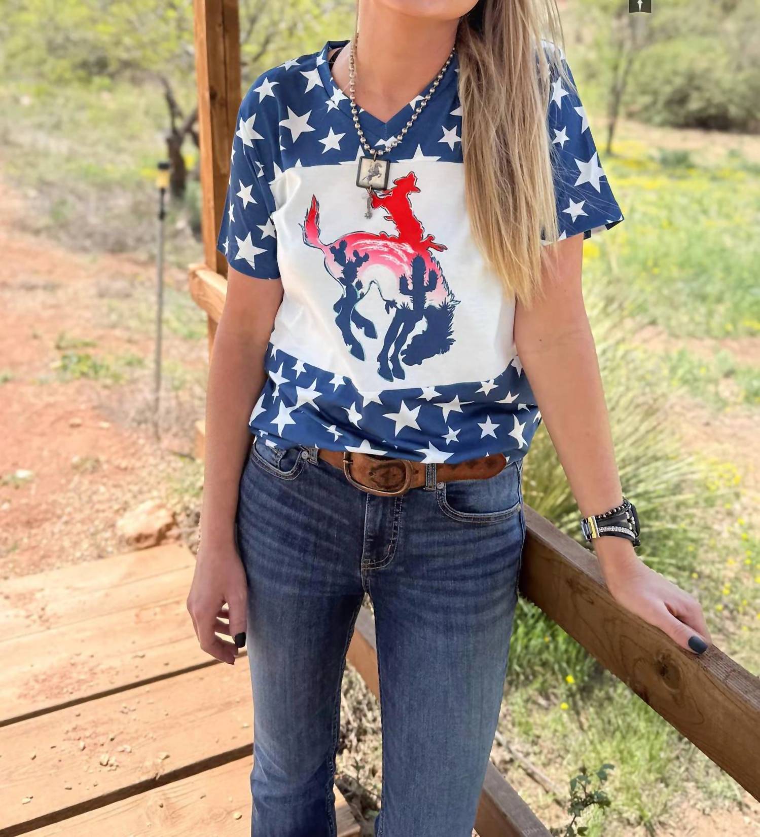 Rowdy Crowd - Women's American Bronc Top
