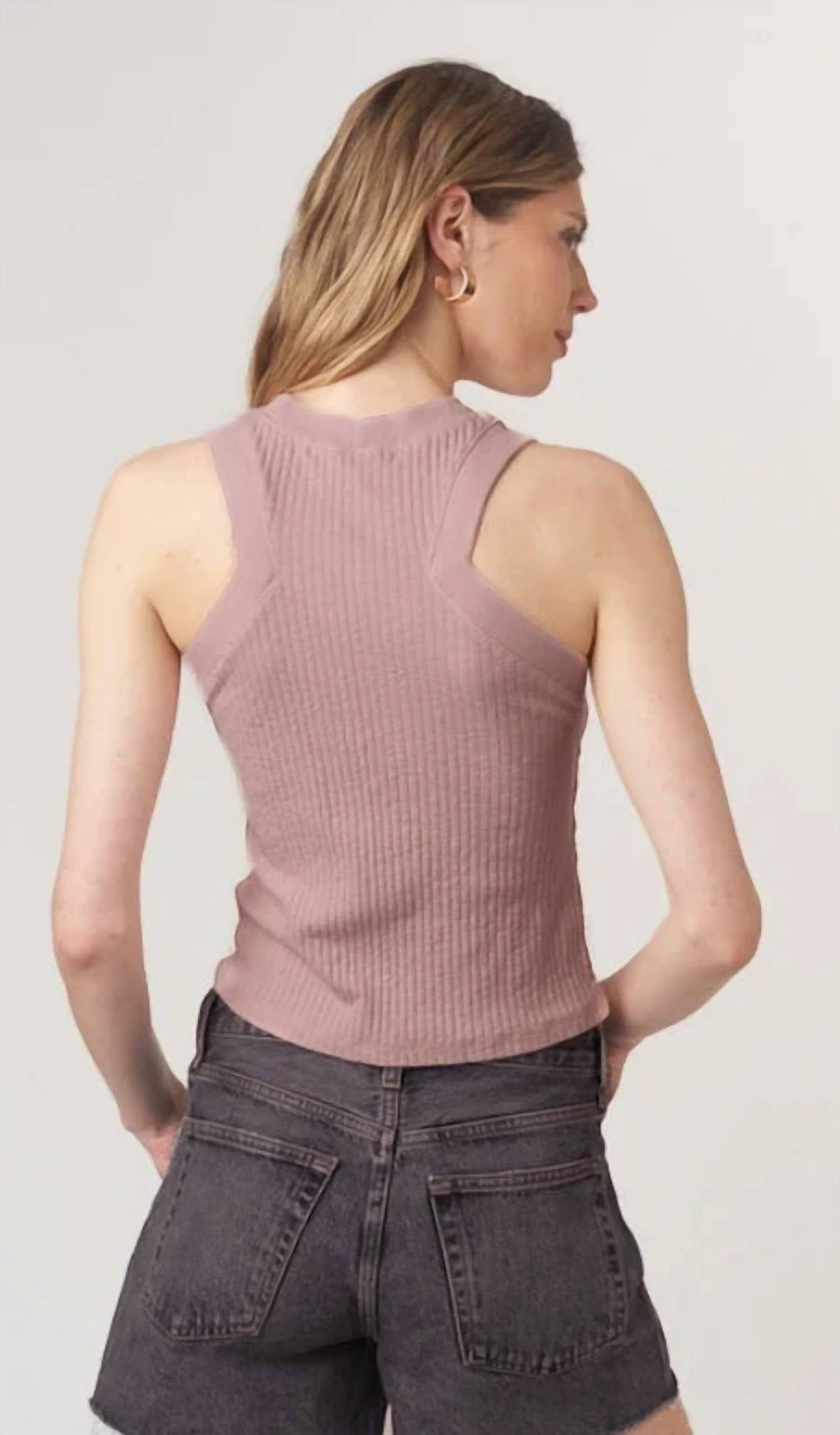Project Social T - Player Racerback Rib Tank