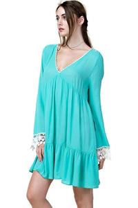 Kori - Bell Sleeve Lace Dress