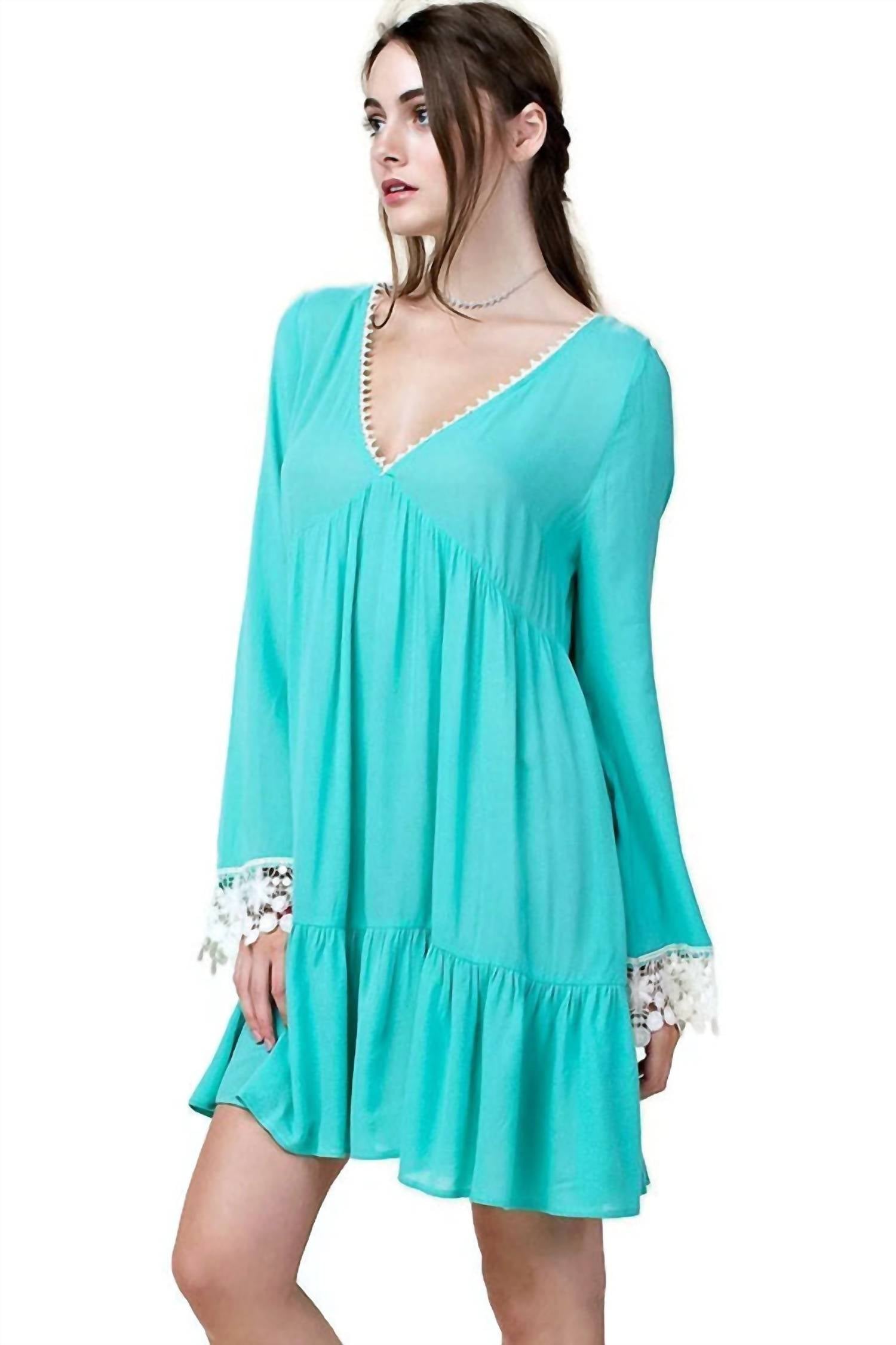Kori - Bell Sleeve Lace Dress