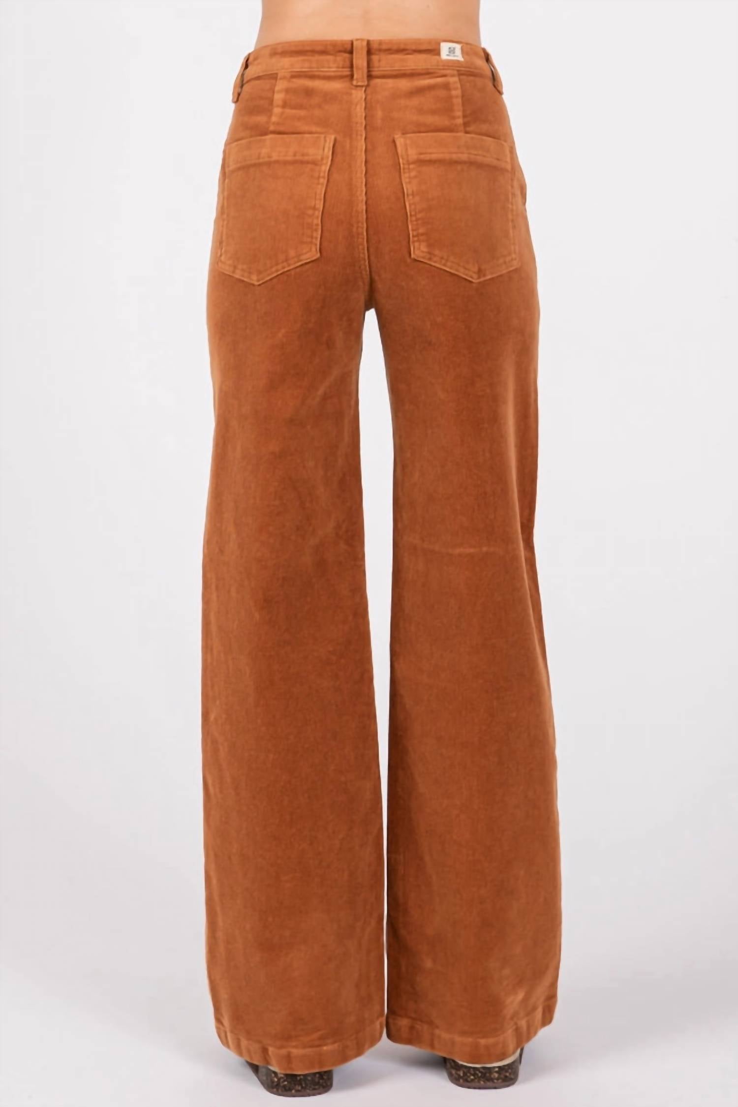 Letter To Juliet - Women's Bentley Street Wide Leg Corduroy Trouser