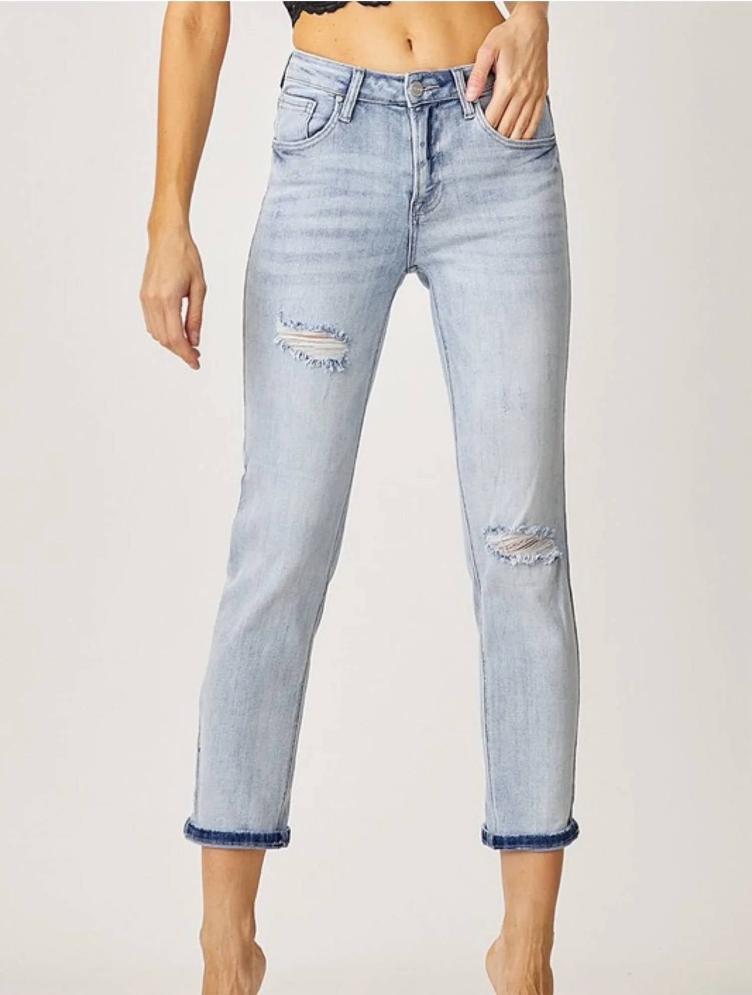 Risen - Mid-rise Relaxed Fit Jeans
