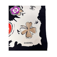 Chanel - Pre-loved Silk Clover Scarf