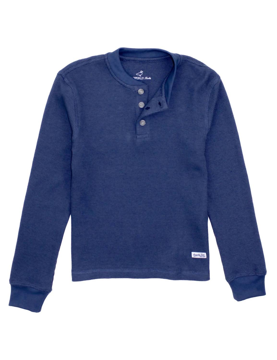 Properly Tied - Boy's Trek Henley Top