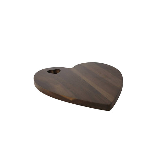 Creative Gifts International - Heart Shaped Acacia Wood Board