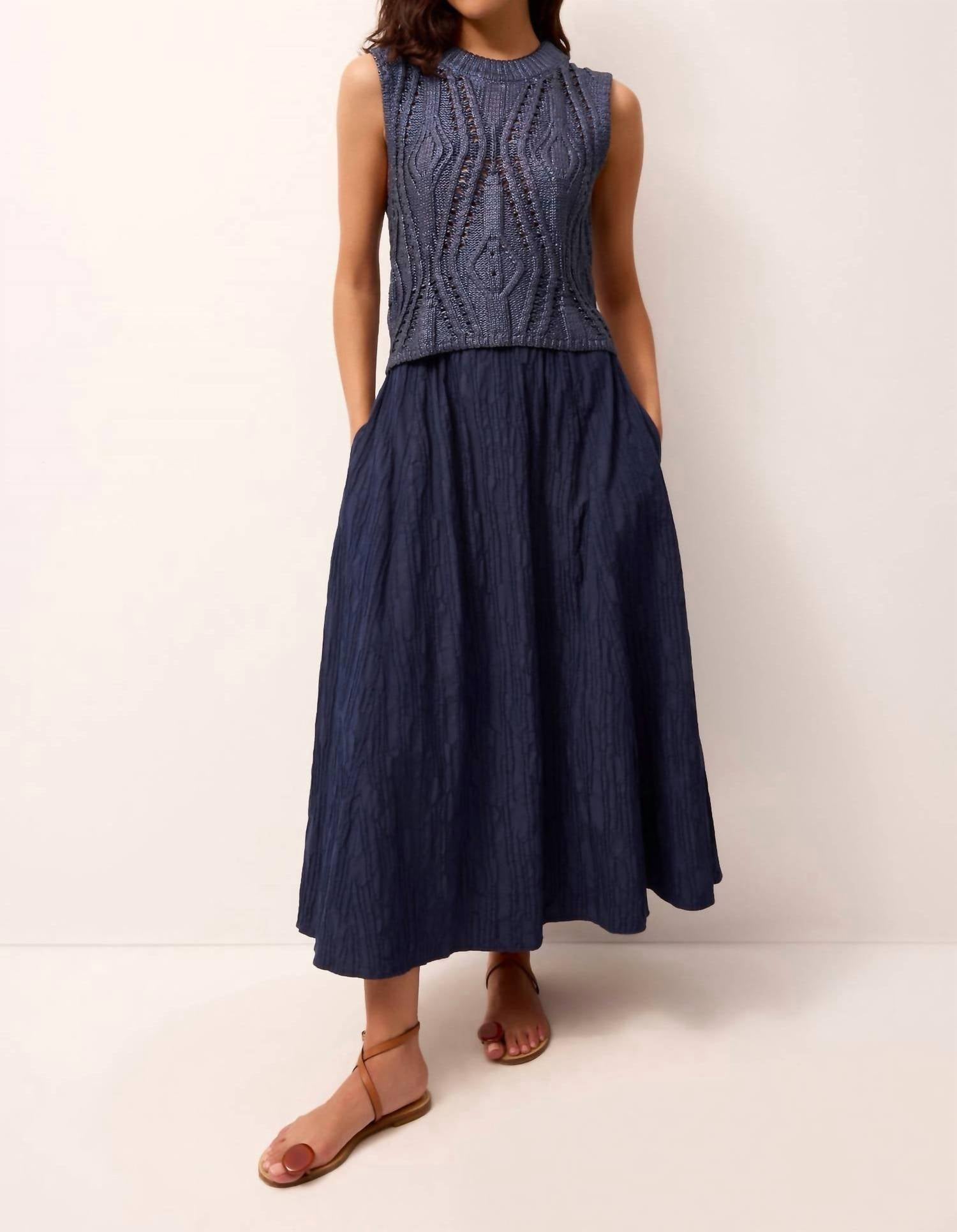 Marie Oliver Women's Sasha Skirt in naval - women's skirt