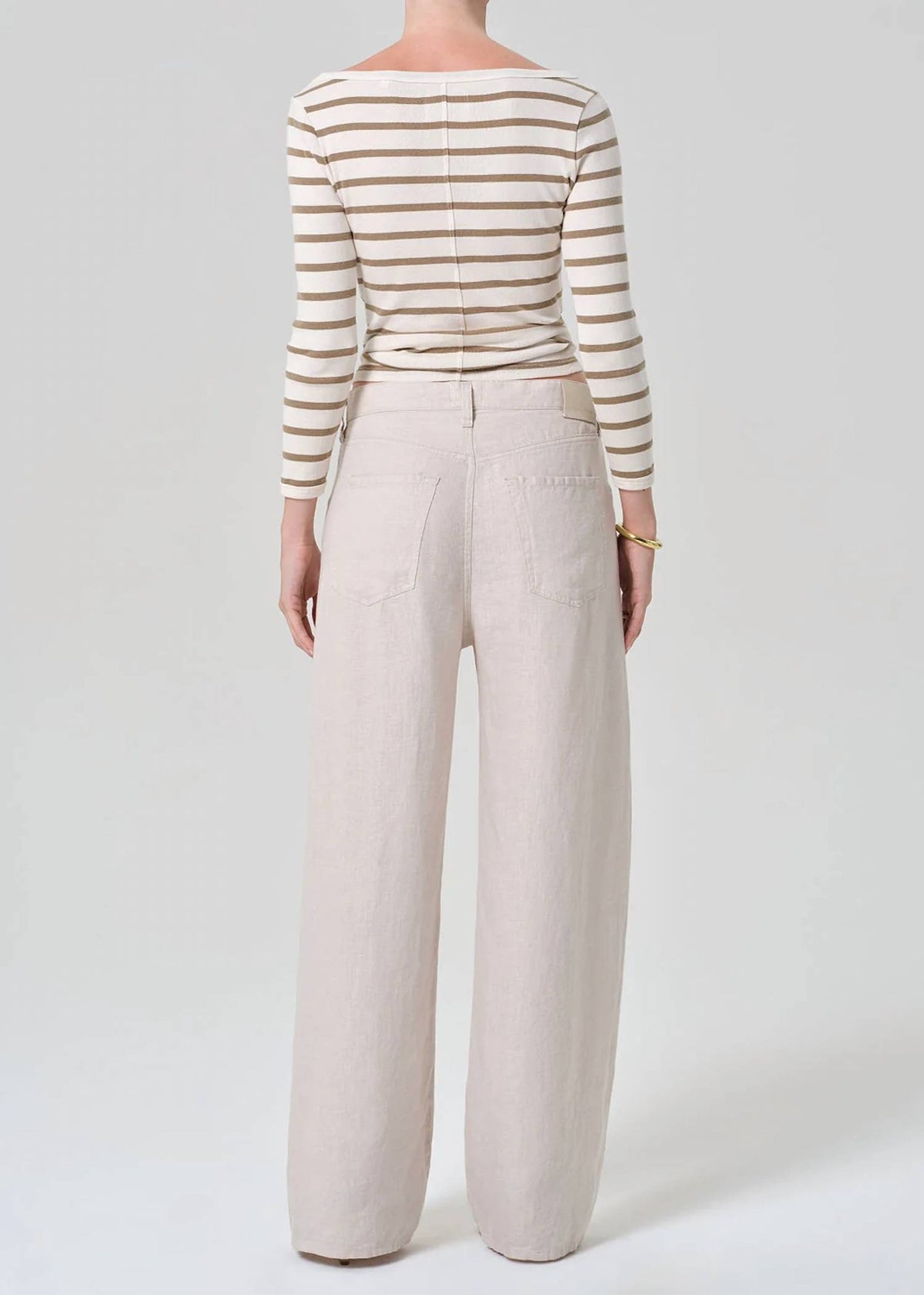 Citizens Of Humanity - Brynn Drawstring Linen Trousers