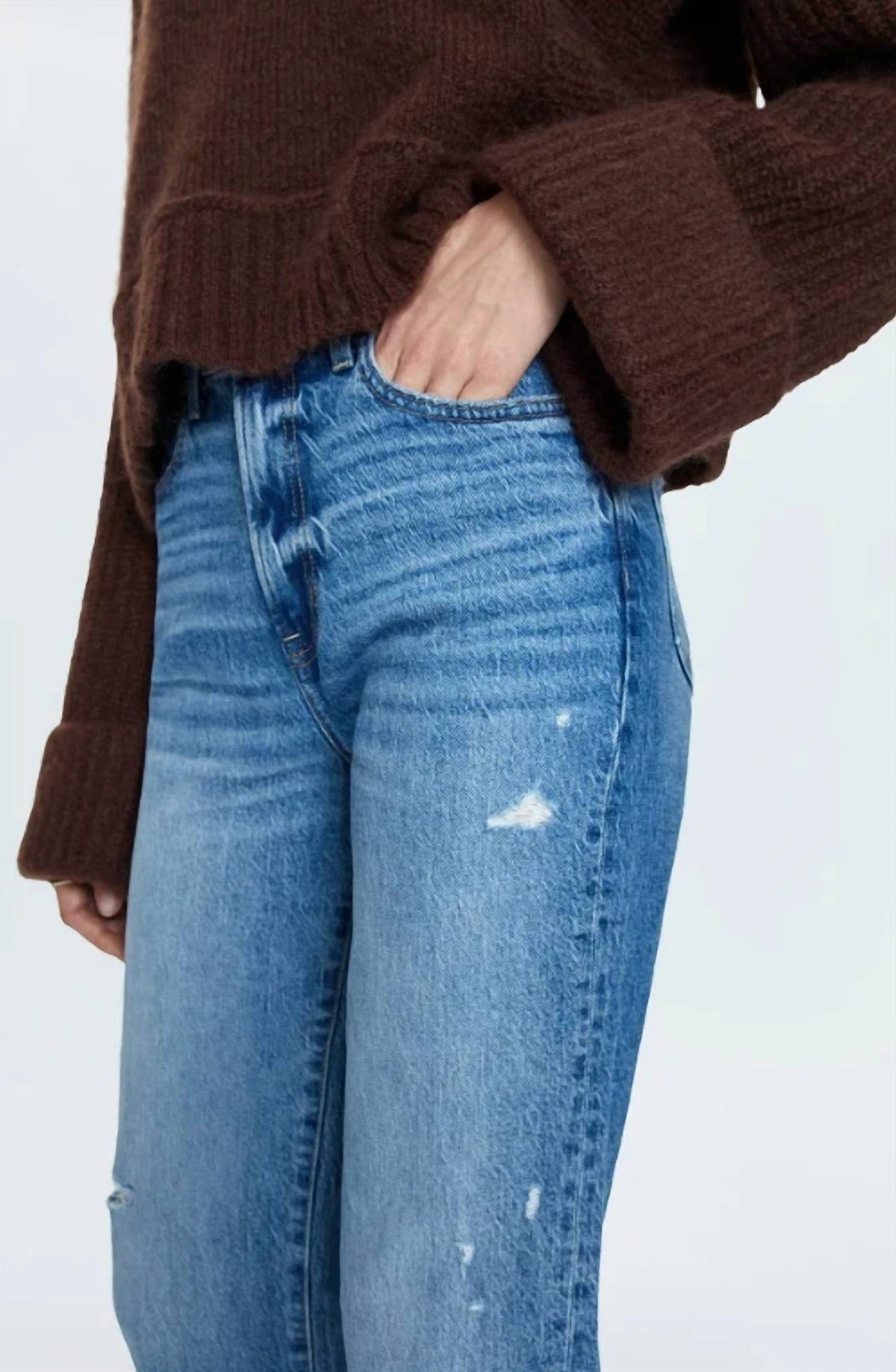 Pistola - Cassie Super High Rise Straight Leg Crop Jeans