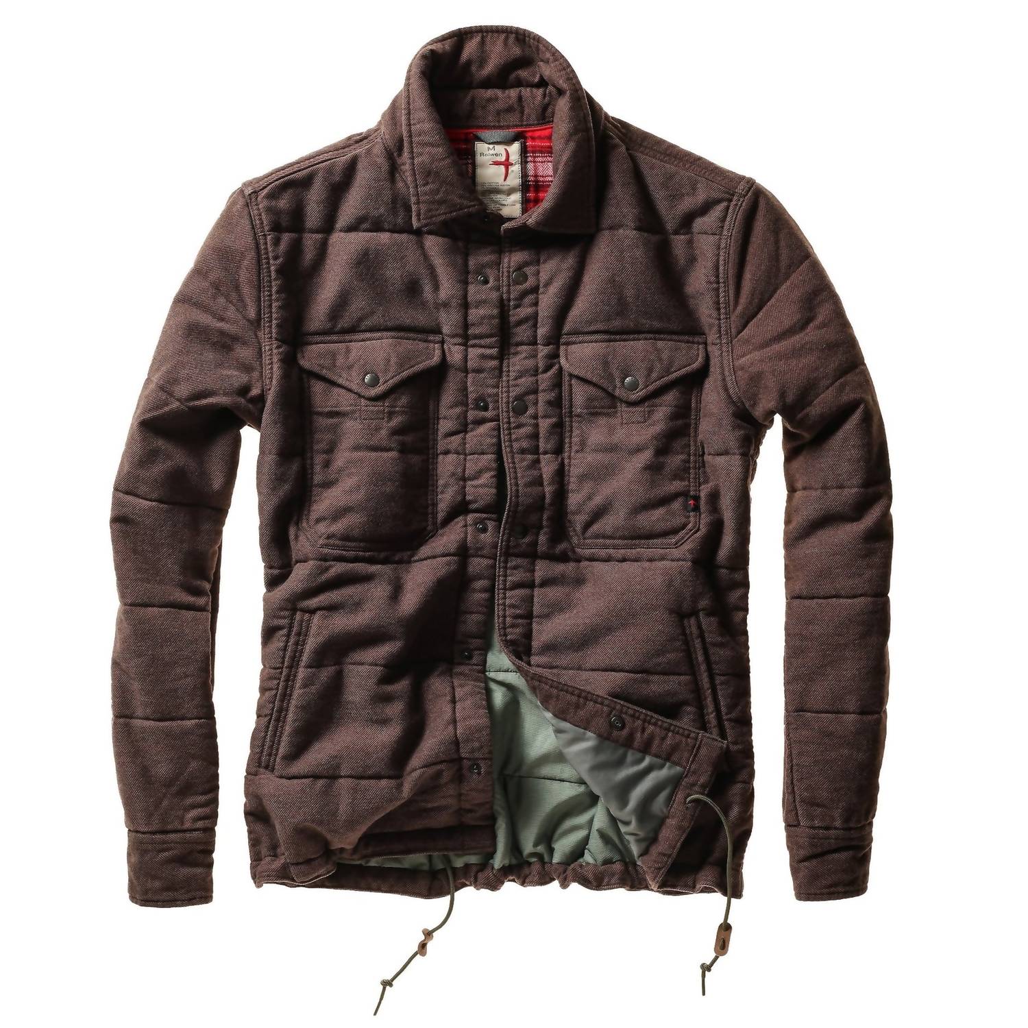 Relwen - Men's Moleskin Snap Jacket
