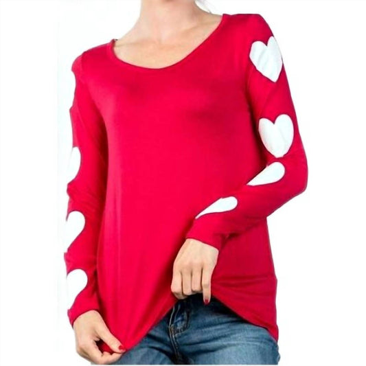 Heimish Usa - Heart Sleeve Top