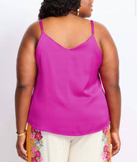Skies Are Blue - V Neck Cami Top - Plus