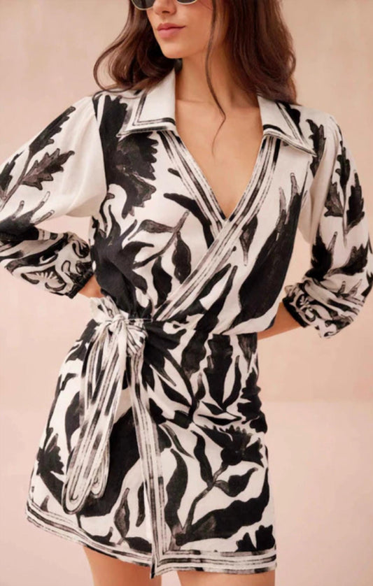 Omika - Avery Wrap Mini Dress