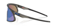 Oakley Men's Rslv Sunglasses in matte grey smoke prizm sapphire lens - men's accessory - view 4