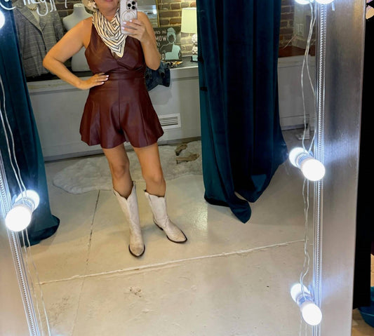 Mustard Seed - Ella V-neck Romper