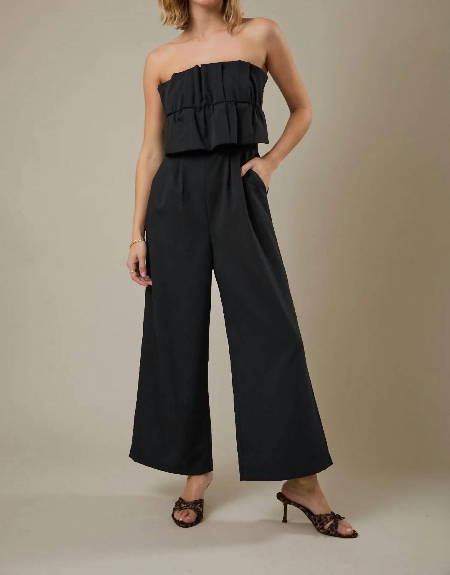 Sunday Edition - Ruffle Bodice Jumpsuit