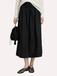 Rails - Alessa Linen Midi Skirt