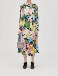 Stine Goya - Front Placket Midi Polo Dress