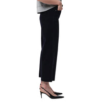 Citizens of Humanity Lyra Crop Wide Leg Crop Corduroy Jeans in navy - women's pants - alternate view