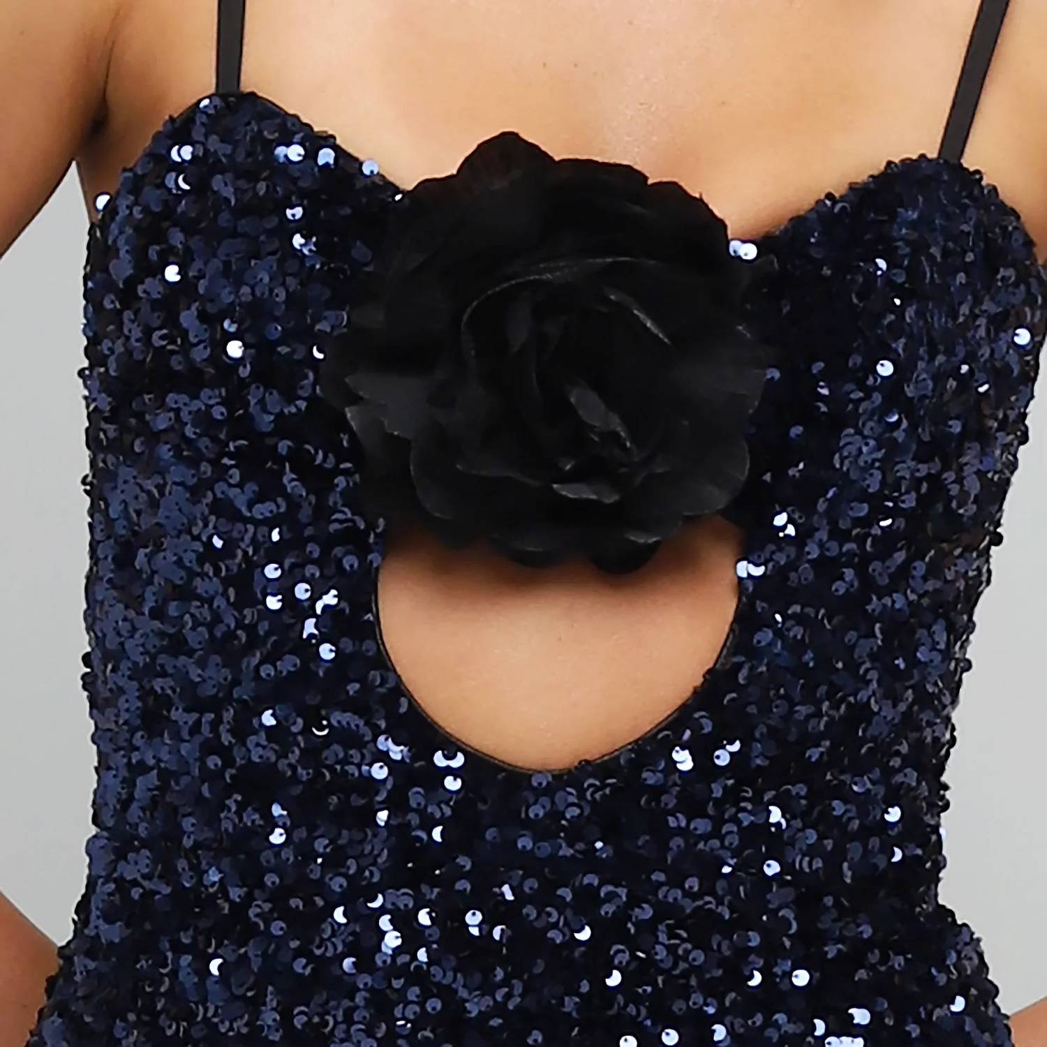 Helsi - Sol Sequin Cutout Mini Dress