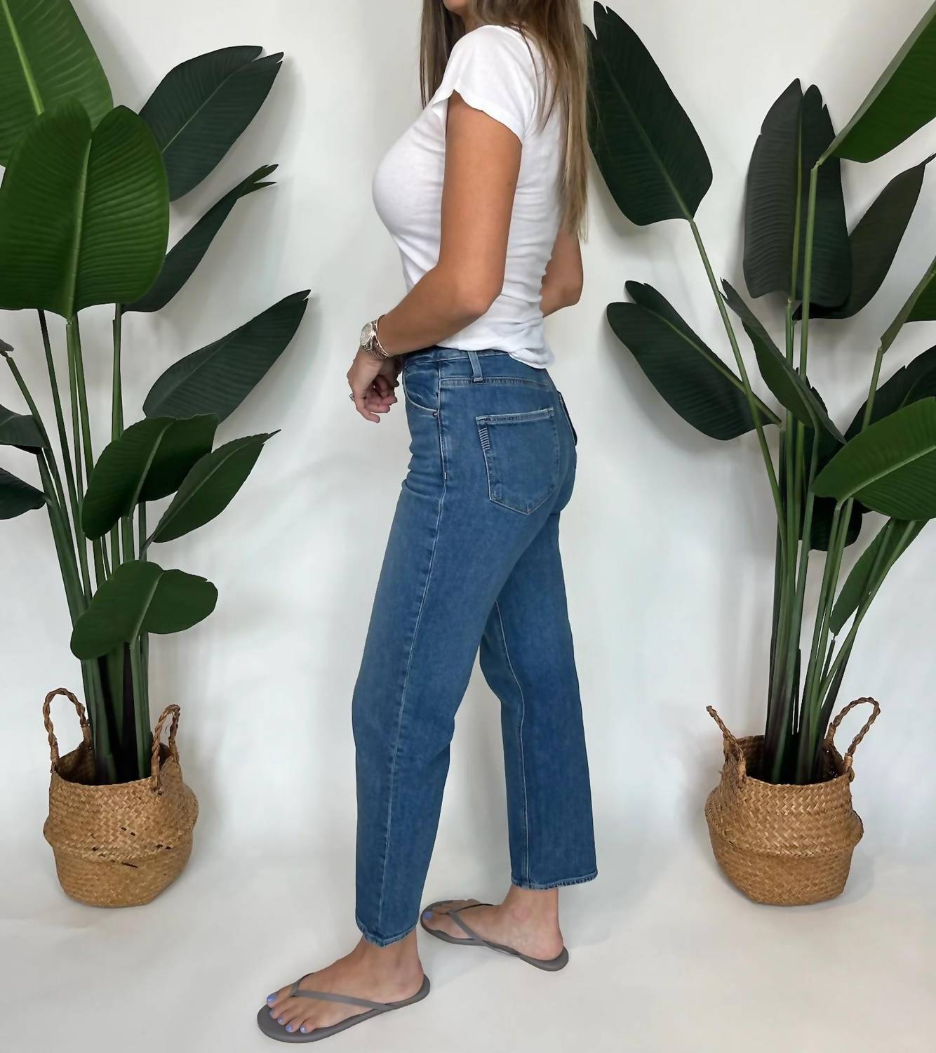 Paige - Sarah Straight Ankle Jeans
