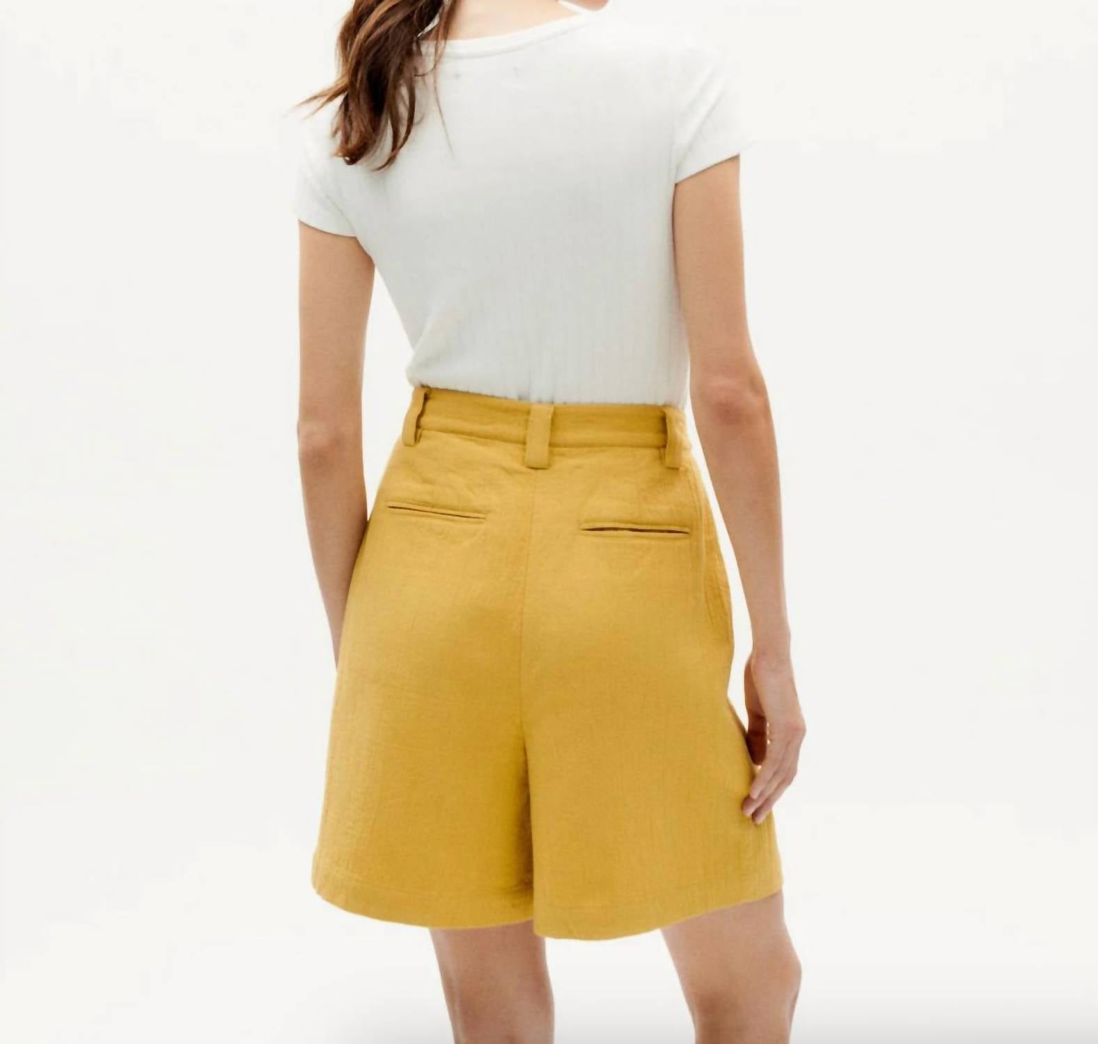 Thinking Mu - Lia Cotton Bermuda Shorts