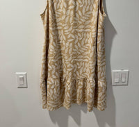 Tyler Boe Women's Poppy Dress in leaves tan - women's dress