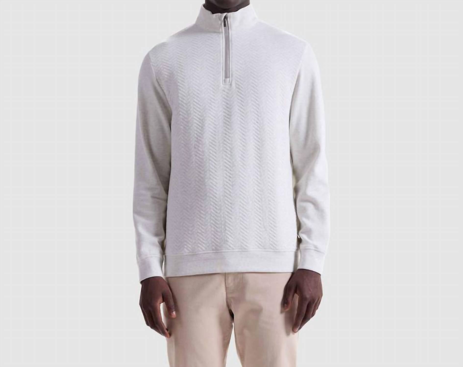 Bugatchi Uomo - Men's Chevron Melange Top