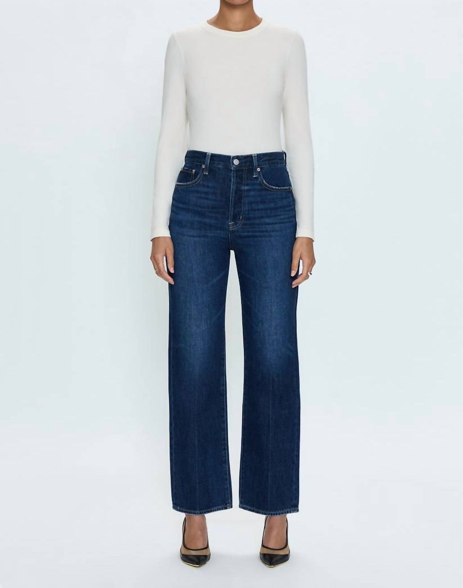 Pistola - Cassie Super High Rise Straight Jean