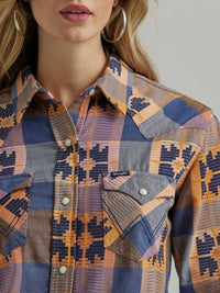 Wrangler - Western Vintage Boyfriend Snap Shirt
