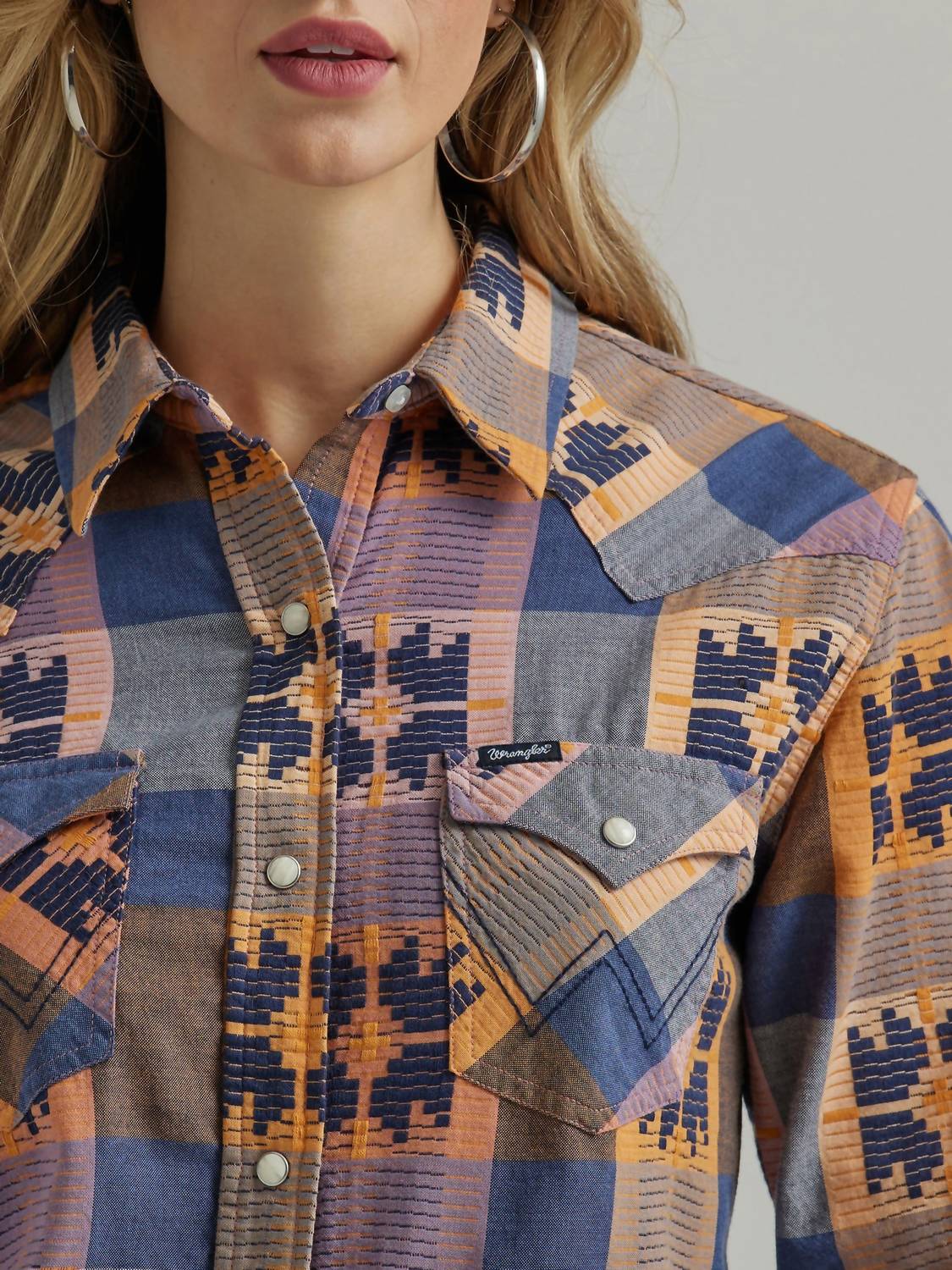 Wrangler - Western Vintage Boyfriend Snap Shirt