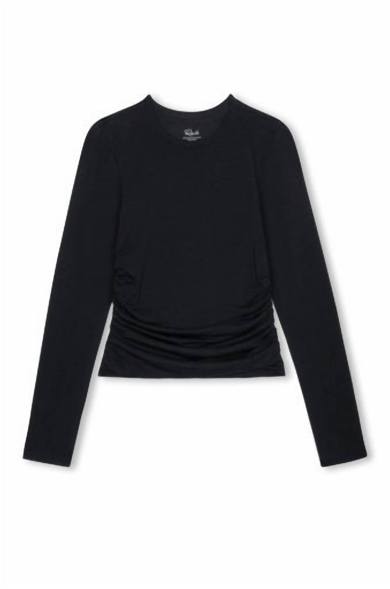 Rails Melle Long Sleeve Top in black - women's long sleeve top - view 5