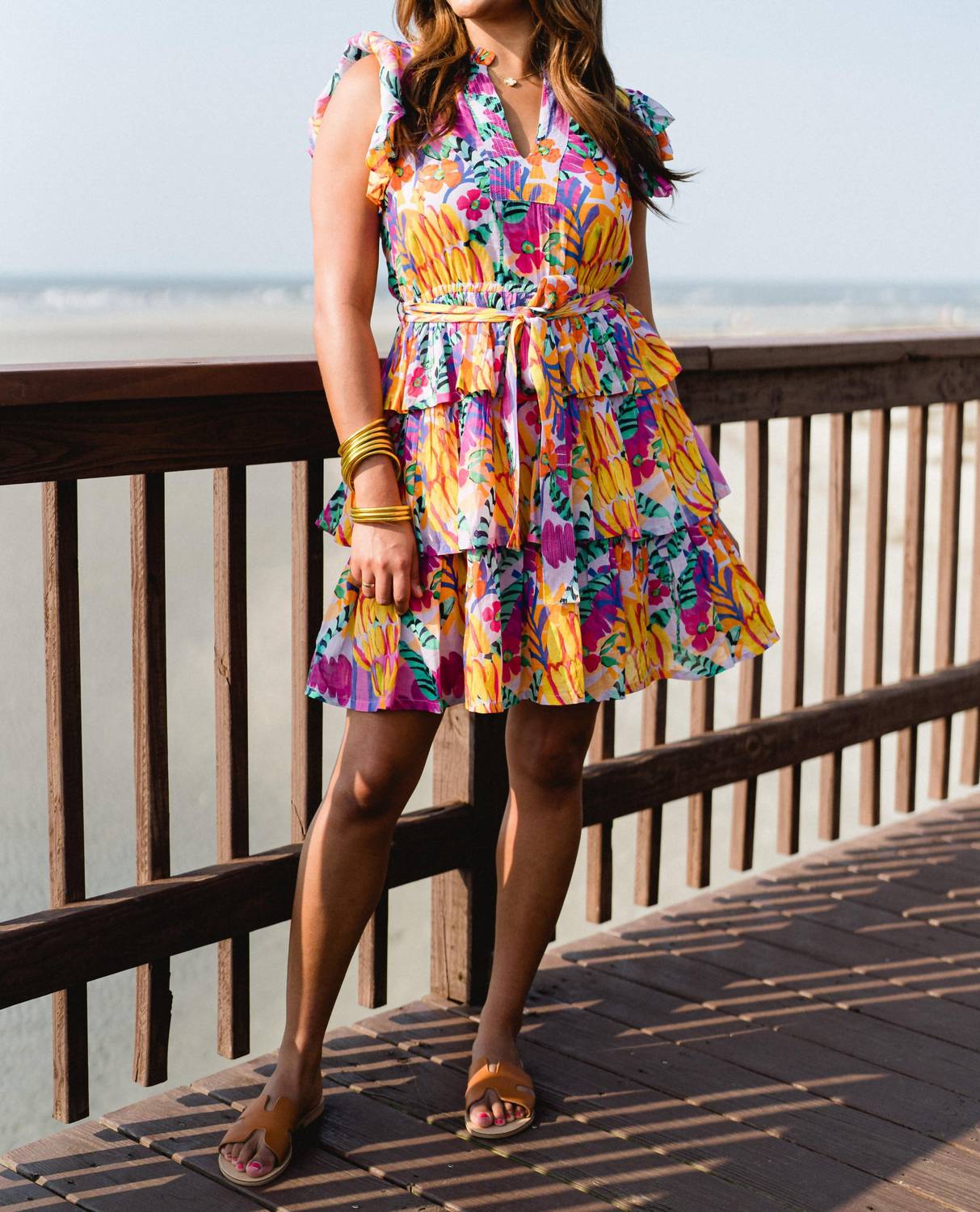 Briton Court - Aria Ruffle Mini Dress