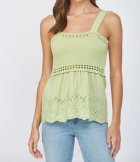 Fate - Scallop Scoop Sweater Tank