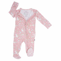 Sweet Bamboo - Kid's Woodland Print Footie