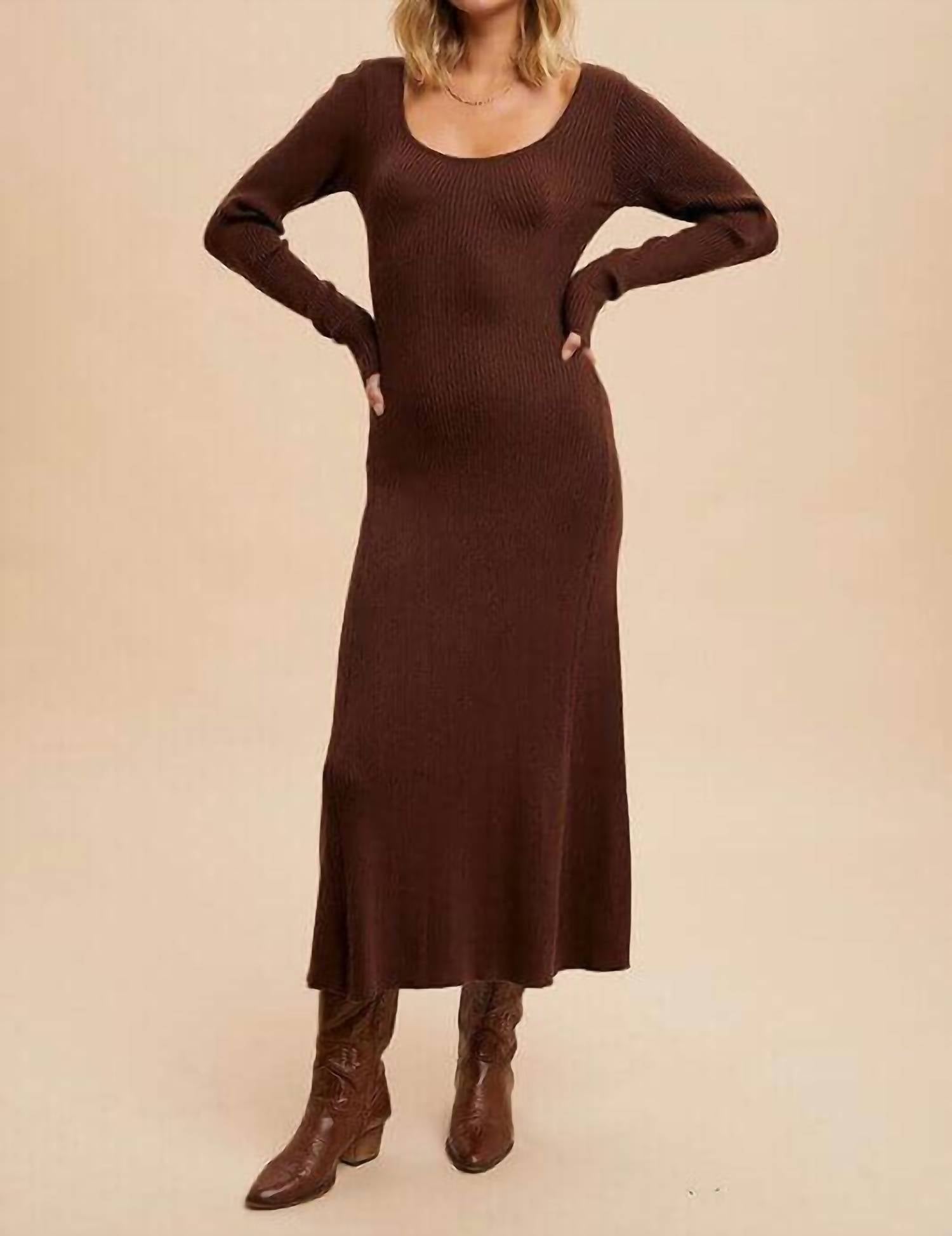 In-Loom - Brooke Maxi Sweater Dress
