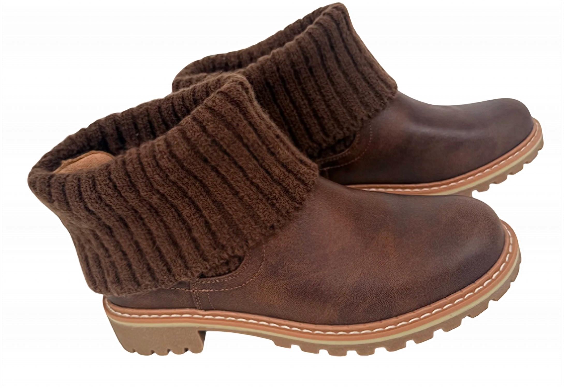 Corkys Footwear Women's Quiver Bootie Shoe in brown oiled - women's shoe - alternate view