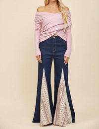 Wisteria Lane - Skies Off-shoulder Top